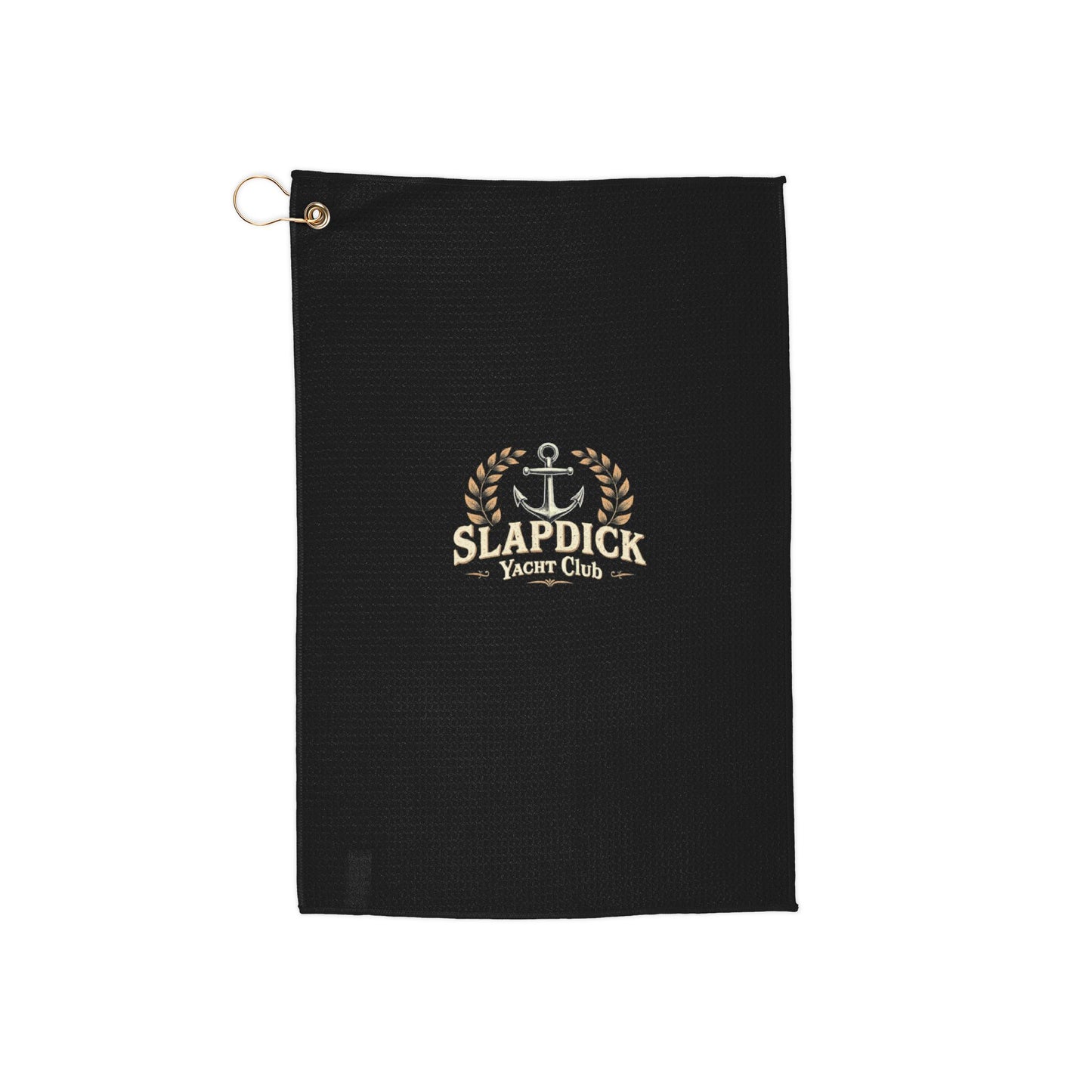SLAP DICK Golf Towel - Funny Golf Accessory for Enthusiasts