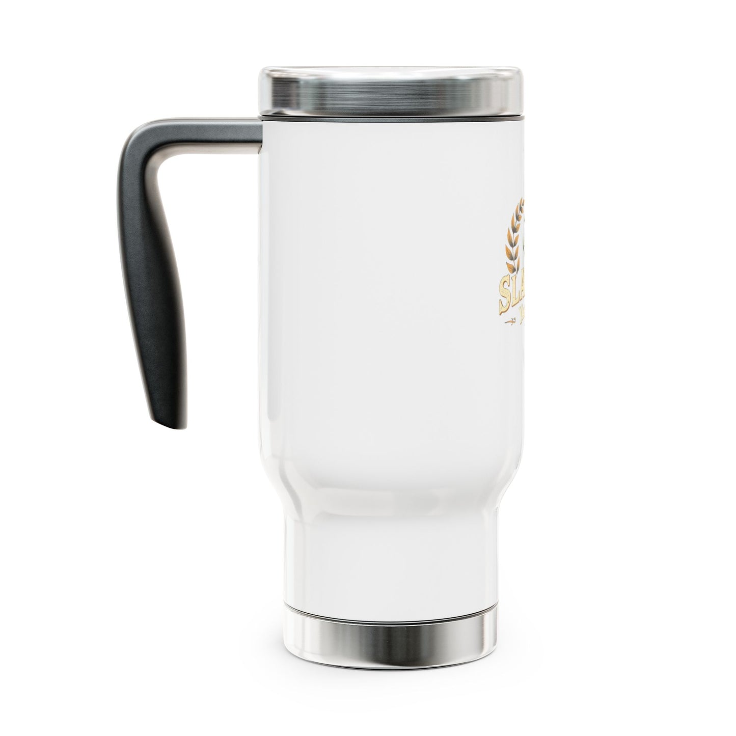 Nautical Travel Mug with Handle, Insulated Coffee Cup for Boating, Unique Gift for Sailors, Camping and Travel